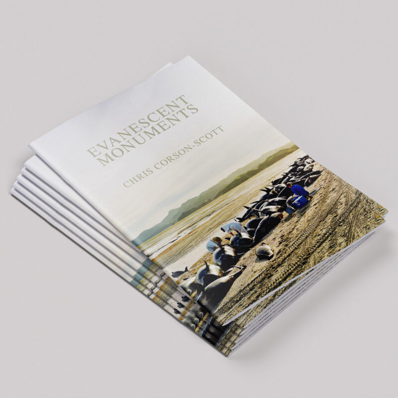 Book cover for Evanescent Monuments by Chris Corson-Scott