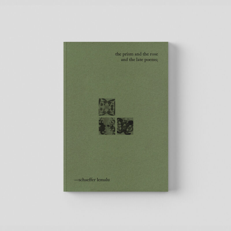 Book cover for the prism and the rose by Schaeffer Lemalu